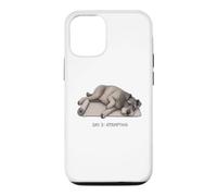Kerry Blue Terrier Yoga Dog Day 3 Attempting Case for iPhone 12/12 Pro