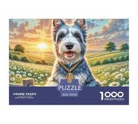 Kerry Blue Terrierjigsaw Puzzle Adult 1000 Piece Challenge, Impossible Hard Challenging Puzzle, Creative Christmas Toy Gifts for Boys/Girls, Adults And Kids Age 14+ 70x50cm/1000pcs