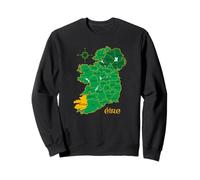 Kerry Ireland County Map Eire Irish Travel Sweatshirt
