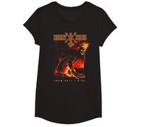 Kerry King from Hell I Rise T-Shirt, Girls, Black, Small