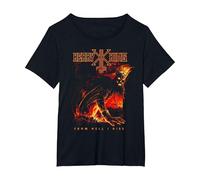 Kerry King from Hell I Rise T-Shirt, Women's Plus, Black, 2X