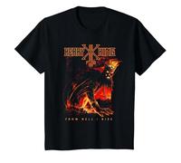 Kerry King from Hell I Rise T-Shirt, Youth, Black, Large