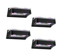 Kerry Solar Lights Outdoor, IP65 Waterproof Up Down Wall Lights Solar Powered with 11 Color Modes, External Fence Downlights for Patio, Yard, Deck, Garden Decoration - 4 Pack