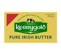 Kerrygold Pure Irish Butter Salted 200g x 10 | Creamy, Rich Flavor from Grass-Fed Cow’s Milk | Ideal Salted Butter for Toast, Baking, and Everyday Spreading