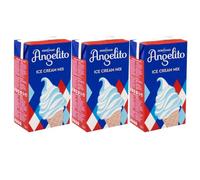 Kerrymaid 3 x 1L Angelito Ice Cream Mix With Welari Thank You Card Skimmed Milk Instant Ready To Chill Vegeterian Gluten FREE Dairy Sundea Mousse Dessert Shakes (3L) (3pack)