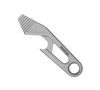 Kershaw Recap Keychain Bottle Opener, Gray Multi Tool with Bottle Opener, Pry Bar, and Flathead Screwdriver Tip, Fits Key Ring, Size of a House Key