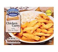 Kershaws Chip Shop Chicken Curry with Rice & Chips 460g | Case of 1