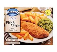 Kershaws Classic Fish & Chips with Mushy Peas 400g | Case of 1