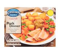 Kershaws Homestyle Pork Dinner with Roast Potatoes, Carrots, Peas & Stuffing 400g 400g × 12