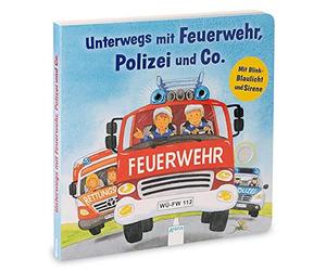 Kerstin M. Schu Unterwegs mit Feuerwehr, Polizei und Co. Mit Blink-B (Paperback)