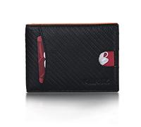 KERTZ SIim Black Minimalist Wallet with Money Clip RFID Blocking Wallet | Credit Card Holder |Mini Wallet Bifold for Men with Gift Box