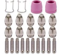 KERUE SG-55 AG-60 WSD-60 Plasma Cutter Cutting Torch Tip Nozzles Consumables Kit .045'' 24PCS
