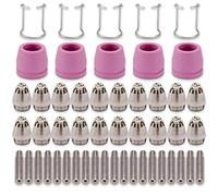 KERUE SG-55 AG-60 WSD-60 Plasma Cutter Cutting Torch Tip Nozzles Consumables Kit, .045'' 50PCS (AG60)