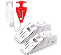 KERUI Upgraded Door Stop Alarm with Portable Door Lock 120 dB Travel Door Stopper Door Wedge Alarm with 3 Levels Sensitivity for Hotel, Home, Apartment