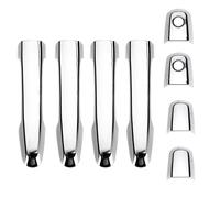 KERYJFF Car Door Handle Compatible with Mitsubishi L200 for Triton Pickup 2006 2007 2008 2009-2014 Car Exterior Side Door Handle Cover Decoration Replacement