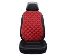 KERYJFF Car Seat Cushions Car Seats Cover Protector Universal Winter Warm Cushion Rear Protection Back Cushion 1 Piece Easy To Clean(Red)