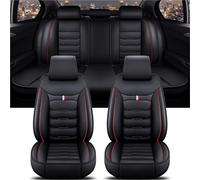 KERYJFF Compatible With BMW For E91 For E92 Car Interior Details Accessories Seats Cover Beautiful Decoration Car Seat Cushions(Black Red 5 Seats A)