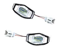 KERYJFF License Lamp Assembly Compatible With Civic 7th Gen Sedan Hatchback 2001 2002 2003 2004 2005 License Number Plate Lights Rear License Plate Lamps 34106SNBA01