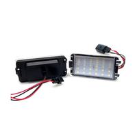 KERYJFF License Lamp Assembly Compatible With Seat For Ibiza 6L 2002 2003 2004 2005 2006 2007 2008 Car License Plate Lights Number Plate Lamp Replacement