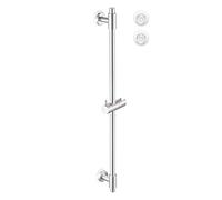 KES 78cm Shower Riser Rail Nail Free with Adjustable Shower Head Holder No Drilling, Stainless Steel Shower Slider Rail Self Adhesive Wall Mounted, Brushed Finish, F209S78DF-BS
