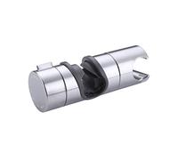 KES Adjustable Shower Head Holder, Hand Shower Bracket Replacement for 18-25MM Slide Bar, Universal Shower Rail Slider Clamp, Chrome Finish, PB4-CH