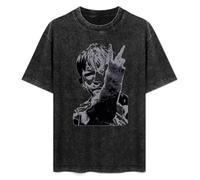 Kes Billy Casper Movie Mens T-Shirt Casual Black Tee Cotton Graphic Unisex Shirts XL