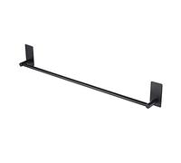 KES Black Towel Rail 66CM Self Adhesive Bathroom Towel Holder Stick on Wall Mounted SUS304 Stainless Steel Towel Bar, A7000S60B-BK