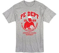 KES Inspired PE Dept.1969 Mens T-Shirt Tee Shirt British Film Grey (Large)
