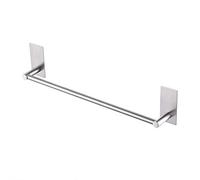 KES Self Adhesive Towel Rail 45CM Bathroom Single Tower Holder Bar No Drilling SUS304 Stainless Steel Brushed Finish, A7000S40-2