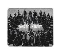 KESATUOT anarchy TV Series Sons Office and Gaming Mouse Pad Full-Coverage Printed Mouse Pad Precision Edge-Stitching Non-Slip & Wear-Resistant Multi 10 x 12 in