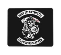 KESATUOT anarchy TV Series Sons Office and Gaming Mouse Pad Full-Coverage Printed Mouse Pad Precision Edge-Stitching Non-Slip & Wear-Resistant Multi 8.3 x 10.3 in