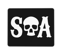 KESATUOT anarchy TV Series Sons Office and Gaming Mouse Pad Full-Coverage Printed Mouse Pad Precision Edge-Stitching Non-Slip & Wear-Resistant Multi 8.3 x 10.3 in