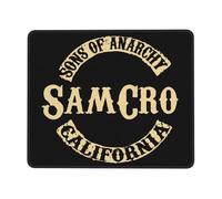 KESATUOT anarchy TV Series Sons Office and Gaming Mouse Pad Full-Coverage Printed Mouse Pad Precision Edge-Stitching Non-Slip & Wear-Resistant Multi 8.3 x 10.3 in