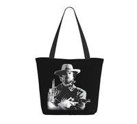 KESATUOT Women's Eastwood Actor Clint Tote Bag Colorful Shoulder Bags Handbags with Zipper for Shopping Travel Work
