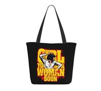 KESATUOT Women's Fictions Movie Pulp Tote Bag Colorful Shoulder Bags Handbags with Zipper for Shopping Travel Work