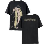 Kesha Unisex-Adult Official Merch Photo Graphic T-Shirt, Black, Medium