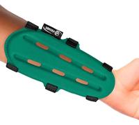 KESHES Archery Armguard Protector Arm Guard - Adjustable Forearm Wrist Protector for Bow Hunting Accessories for Youth & Adults - Green 23cm
