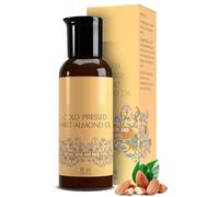 Keshpalla.v Almond Oil | Pure Cold Pressed Oil | Fights Split Ends & Strengthens Hair | Enriched With Vitamin E | Mineral Oil Free | 50 ML