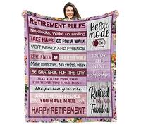 Kesidilo Best Retirement Gifts for Women2025, Retired Gift for Women Coworker, Going Away Gifts Idea, Coworker Leaving Gifts Blanket 50"x60", Womens Retirement Decorations, Gifts for Retired Women