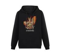 KESIHANXIANGUO Polyphia Tour Poster Unisex Hooded Printed Pullover Hoodies Mens Black Sweatshirts XXL