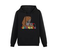 KESIHANXIANGUO Sassy You Druggo Sasquatch The Big LEZ Show Unisex Hooded Printed Pullover Hoodies Mens Black Sweatshirts M
