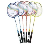 KESIKA Badminton Racket Set, K-225 Model, Durable Adult Student Professional Training Racket Set, Includes 12 Badminton Balls (Orange)