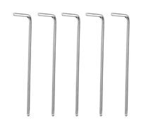 Kesiku 1.5mm Long Arm Allen Key Set, 5PC Ball End Metric Alan Hex Key L-Shape with Size Markings, CR-V Wrench for Home Repair Maintenance DIY