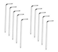 Kesiku 10PC Metric Allen Key Set, 1.5mm Ball End Alan Hex Key L-Shape with Size Markings Chrome Vanadium Steel Wrench for Home Repair Maintenance DIY