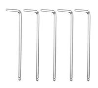 Kesiku 2.5mm Long Arm Allen Key Set, 5PC Ball End Metric Alan Hex Key L-Shape with Size Markings, CR-V Wrench for Home Repair Maintenance DIY