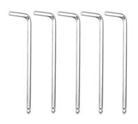 Kesiku 3mm Long Arm Allen Key Set, 5PC Ball End Metric Alan Hex Key L-Shape with Size Markings, CR-V Wrench for Home Repair Maintenance DIY
