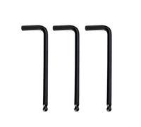 Kesiku 3PC Metric Allen Key Set, 2.5mm Ball End Small Alan Hex Key L-Shape Hexagon Wrenches Chrome Vanadium Steel Repairing Tool for Home Maintenance DIY