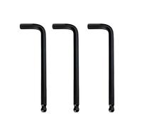 Kesiku 3PC Metric Allen Key Set, 4mm Ball End Small Alan Hex Key L-Shape Hexagon Wrenches Chrome Vanadium Steel Repairing Tool for Home Maintenance DIY