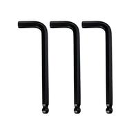 Kesiku 3PC Metric Allen Key Set, 5mm Ball End Small Alan Hex Key L-Shape Hexagon Wrenches Chrome Vanadium Steel Repairing Tool for Home Maintenance DIY