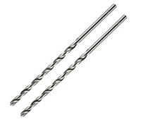 Kesiku 5.5mm Extra Long HSS Metal Twist Drill Bit, 160mm Length, 2pcs | Carbide Drilling Bits Set for Hard Steel Copper Aluminium Iron Plastic Wood